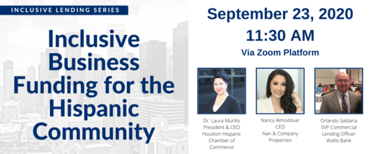 09.23.2020 Inclusive Business Funding for the Hispanic Community