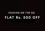 Myntra - Flat Rs. 500 off only for today! (Starting from Rs 150)