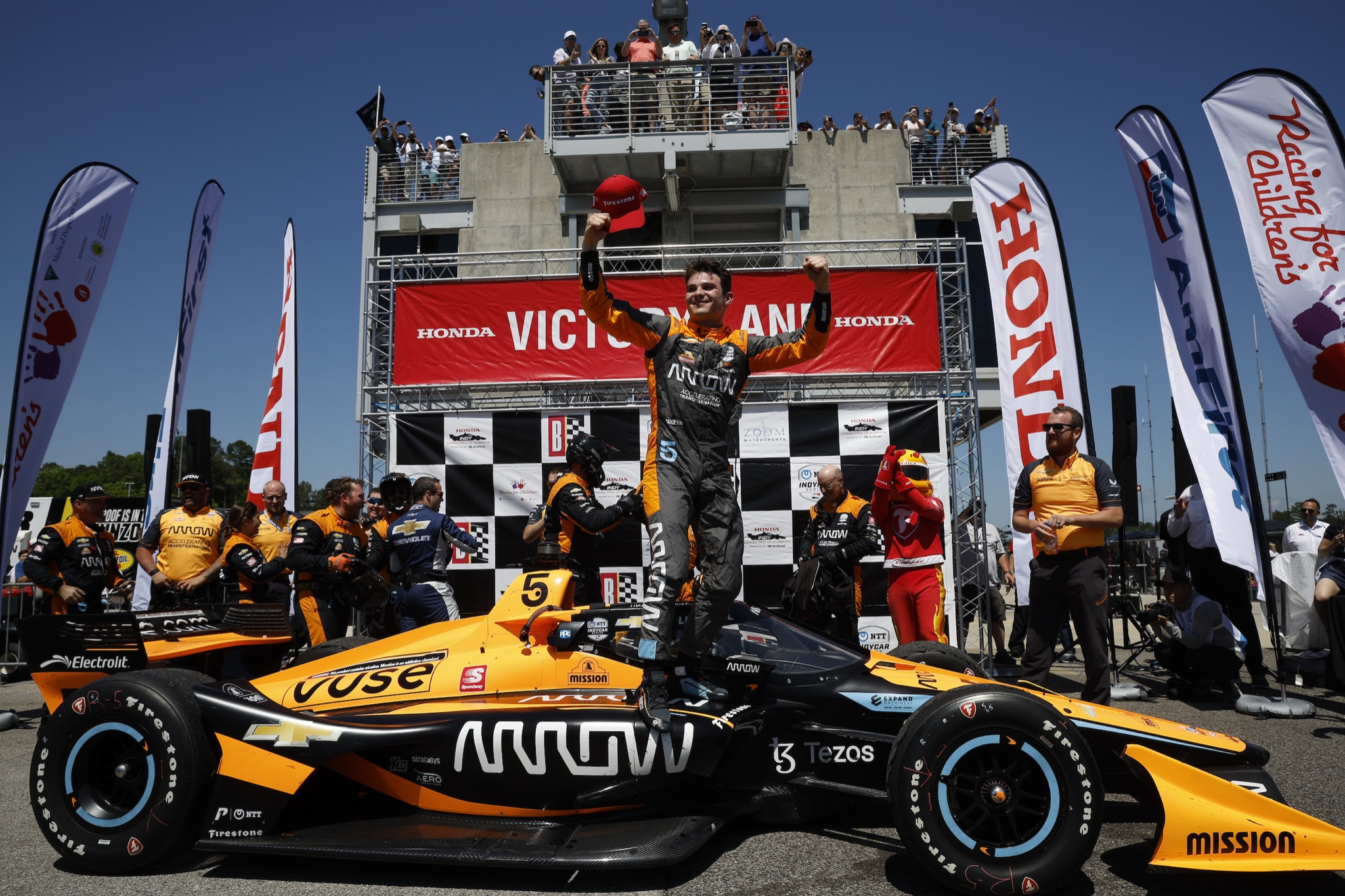 El primero de mayo, Pato O'Ward ganó el GP de Alabama, primera victoria del año en la temporada 2022 de IndyCar Series (Foto: Twitter/@McLarenF1)