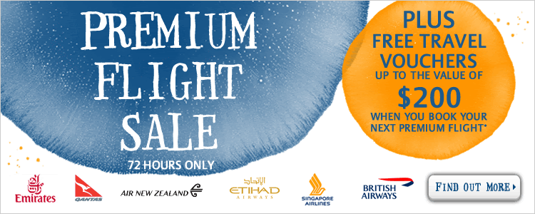 Premium Flight Sale On Now - 72 Hours Only at Zuji.com.au