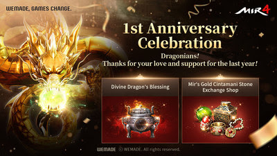 Wemade Holds the 1st Anniversary Event of MIR4 Global Service!