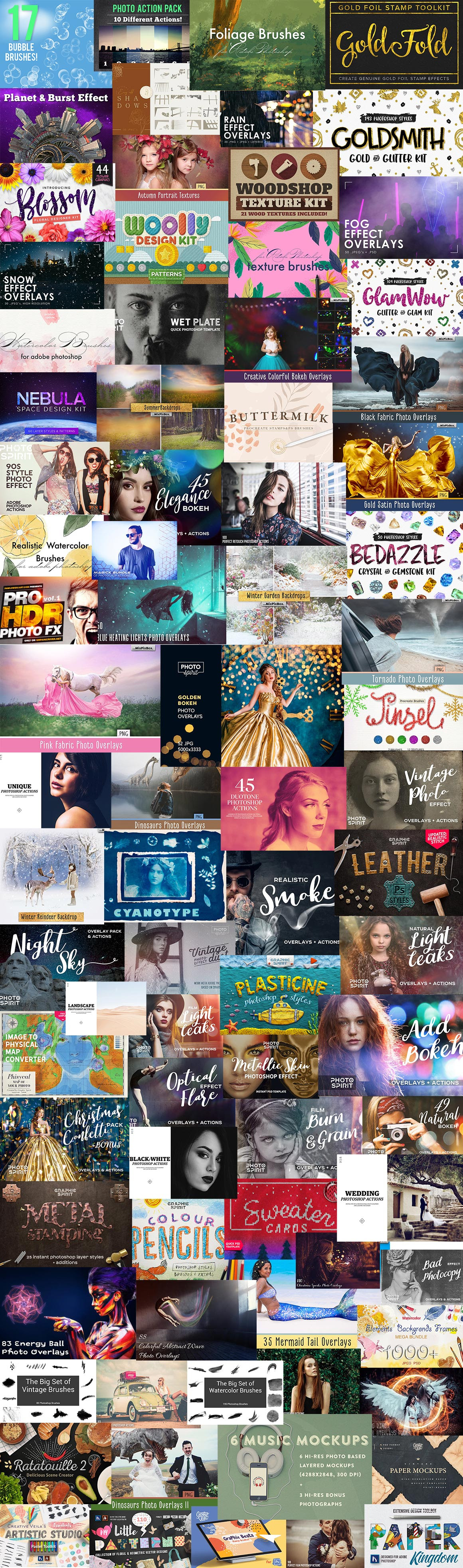 The Glorious Photoshop Add-ons Bundle Part 2 - Commercial License