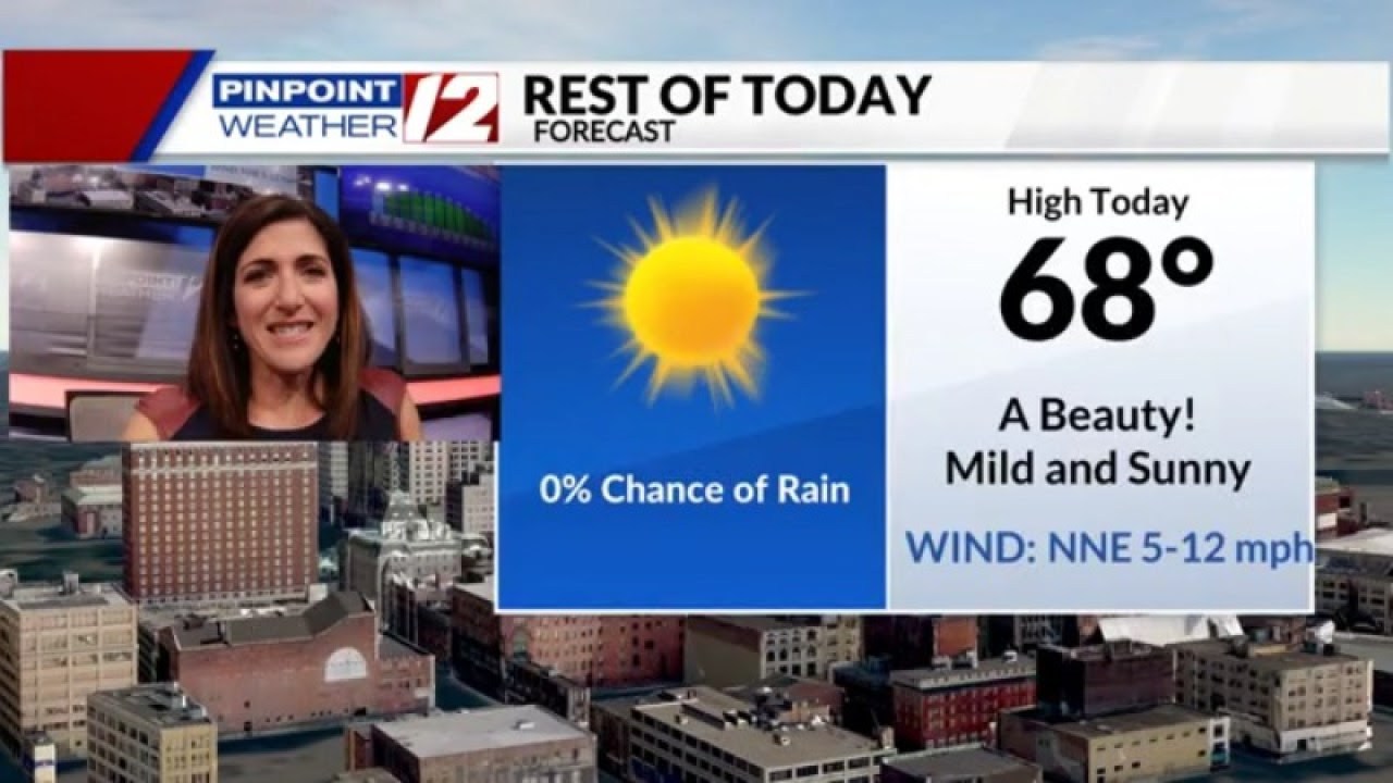 Weather Now: Sunny and Very Mild Today; Near Record Highs this Weekend