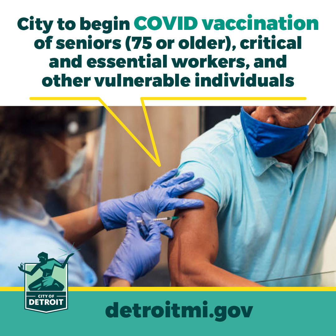 City Expands Vaccination to Seniors 75 & Older - January 7 2021