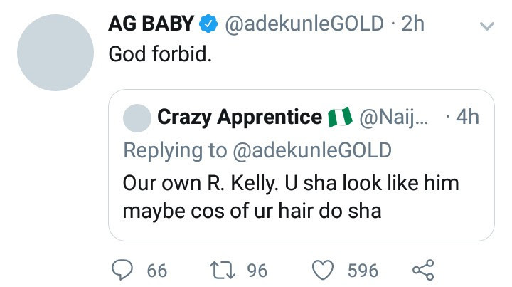 Adekunle Gold responds to claims he is "our own R.Kelly"