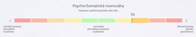 Obrázek: Ukázka psychosomatické rovnováhy Obrázek: Ukázka psychosomatické rovnováhy