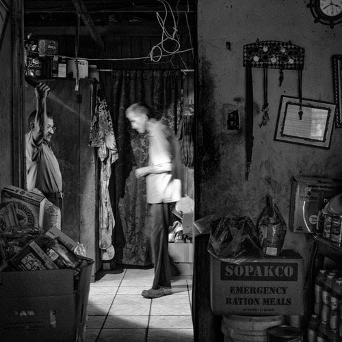 A photograph of the inside of a Puerto Rican home