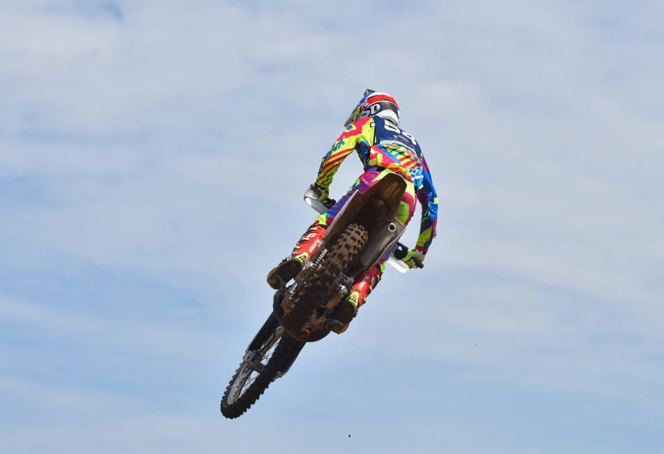 With a 3-2-2 moto tally Jerry Robin's consistency played key when it cameto earning the inagural 250 All-Star A/B (14+) National Championship.Photo: Ken Hill
