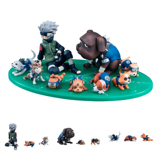 NARUTO KAKASHI & NINKEN (PERRO NINJA) SET FIGURAS NARUTO GEM SERIES GAIDEN! NARUTO KAKASHI & NINKEN (PERRO NINJA) SET FIGURAS NARUTO GEM SERIES GAIDEN!