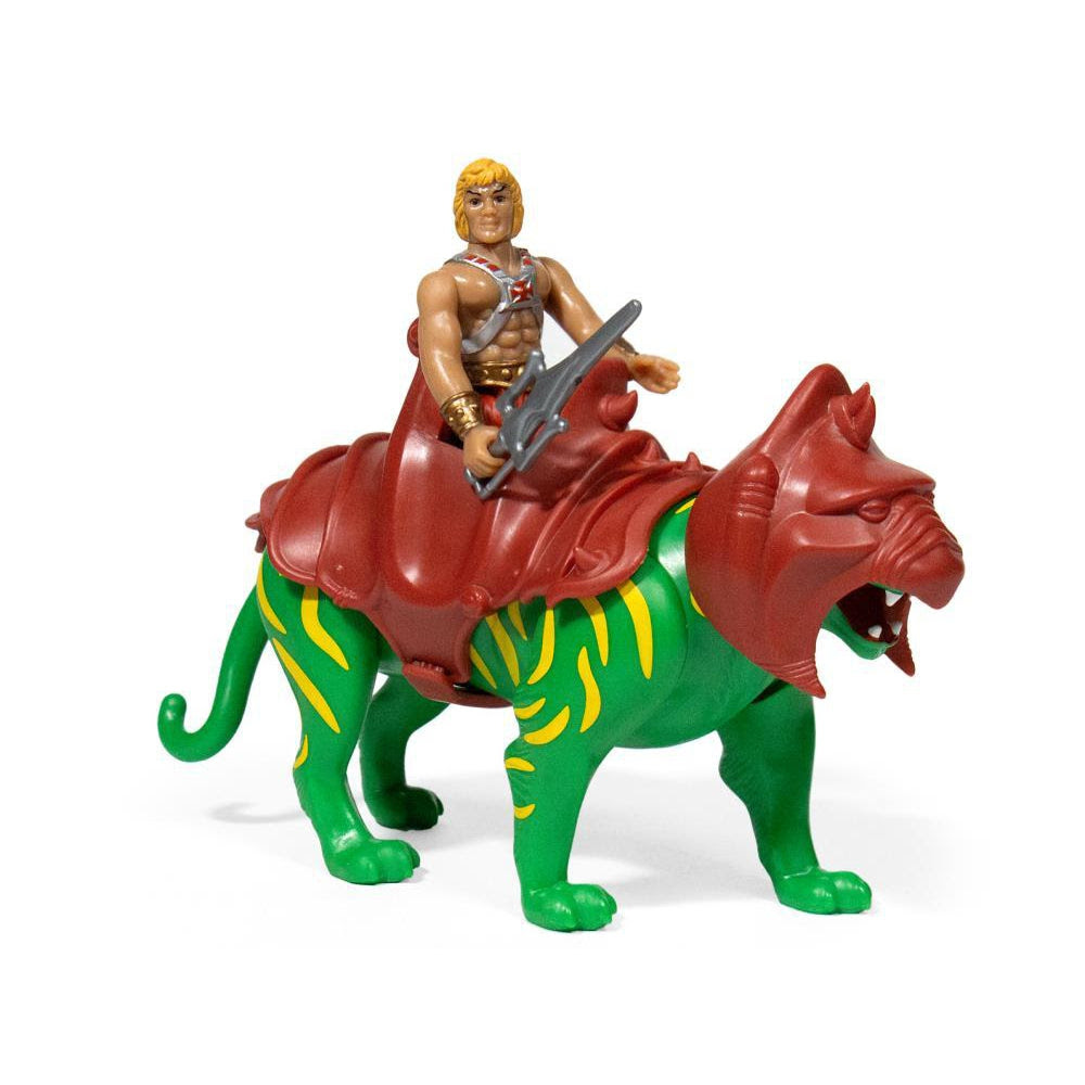 Image of Masters of the Universe ReAction Figure - He-Man & Battle Cat Two Pack