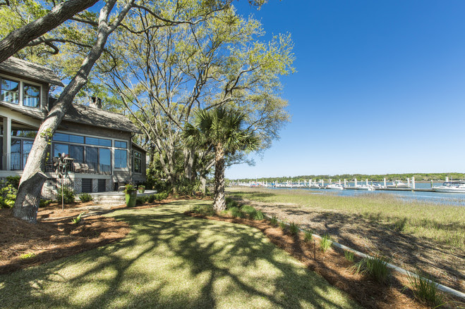 The couple’s home overlooks Broad Creek. The couple’s home overlooks Broad Creek.