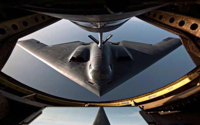 The B-2 Spirit stealth bomber is among the aircraft able to drop the sophisticated bombs