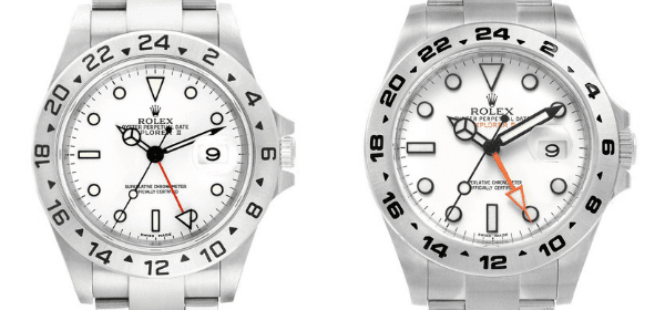 Rolex Explorer II ref 16570 and 216570