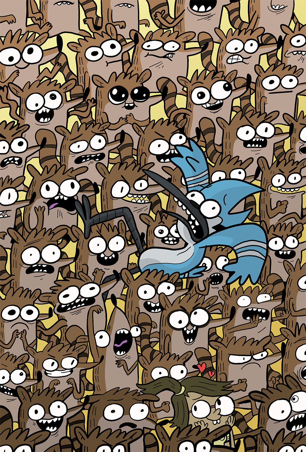 REGULAR SHOW 2014 ANNUAL #1 Cover C by KC Green
