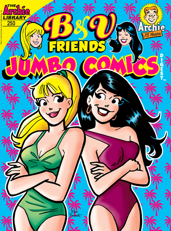 B&V Friends Jumbo Comics Digest #250 cover by Dan Parent