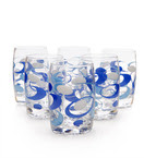What The Fry Deal :Green Apple Blue Arc Glasses - Set of 6 @139