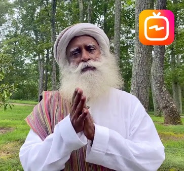 Watch Sadhguru in IGTV