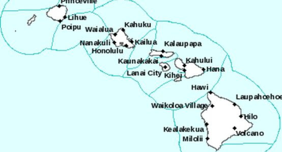 Forecast: Trade winds bringing in some rain especially for Hawaii Island