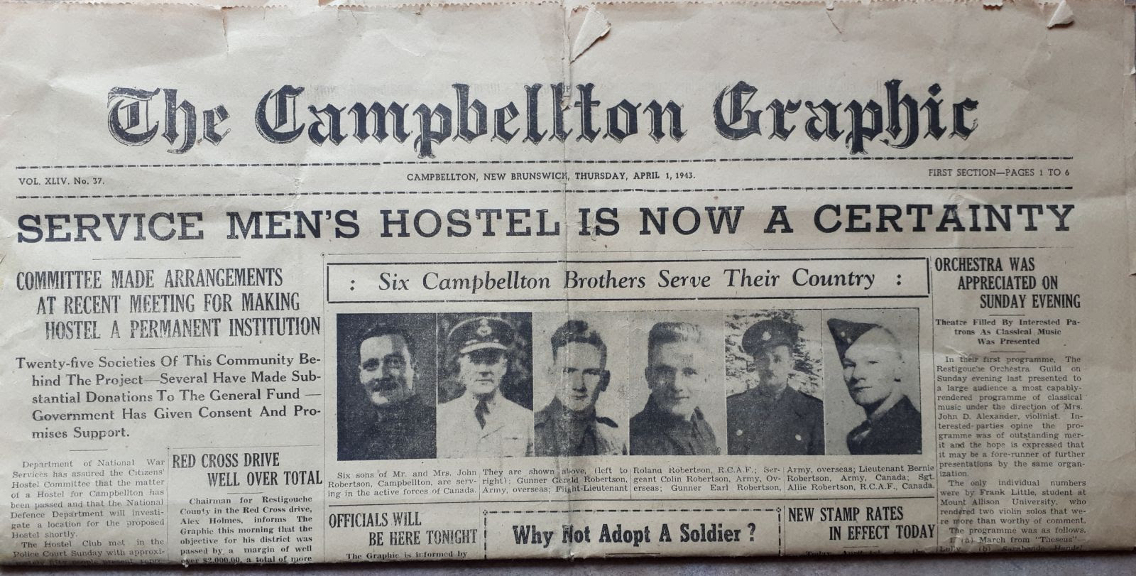 The fighting Robertson brothers of Campbellton, N.B.