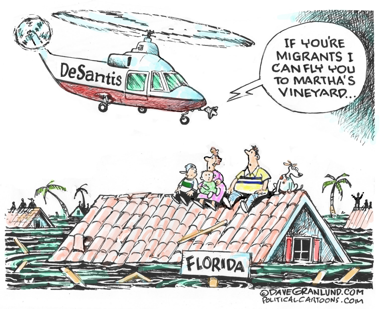 DeSantis exploits immigrants
