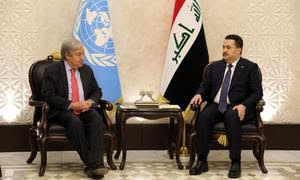Генсек ООН встретился в Багдаде с премьер-министром Ирака. 