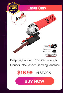 Drillpro Changed 115/125mm Angle Grinder into Sander Sanding Machine
