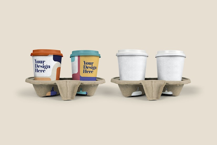 21 Nice Cup Holder Mockups (Both Free & Premium) Onedesblog