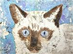 Siamese Cat Batik - Posted on Thursday, April 16, 2015 by Ginny Riggle
