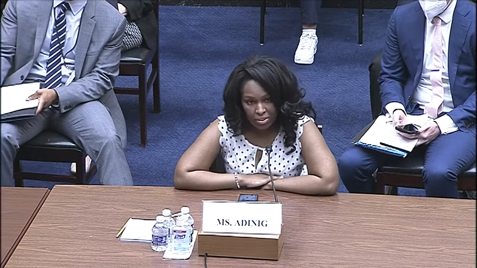 Cynthia Adinig at Subcommittee Hearing