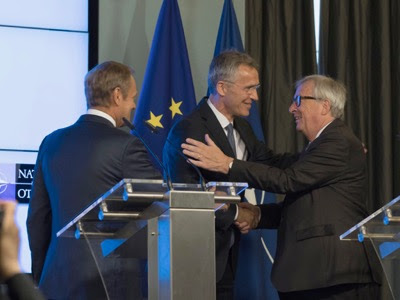 NATO and EU leaders sign joint declaration