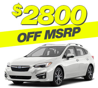 2019 IMPREZA 2.0i LIMITED $2,800 OFF MSRP