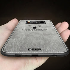 Fabric Cloth Anti Fingerprint Case For Samsung Series Models