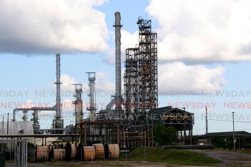 The refinery in Pointe-a-Pierre -