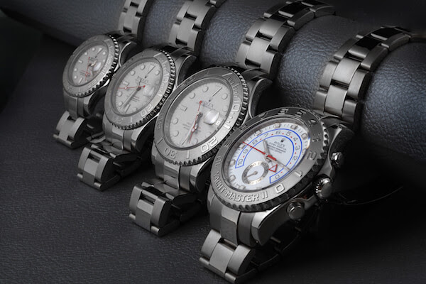 Rolex Yacht-Master Steel Platinum Watches, Rolex Yacht-Master II White Gold Platinum Watch