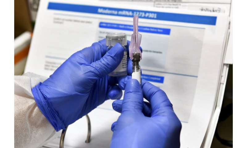 2nd coronavirus vaccine shows early success in U.S. tests