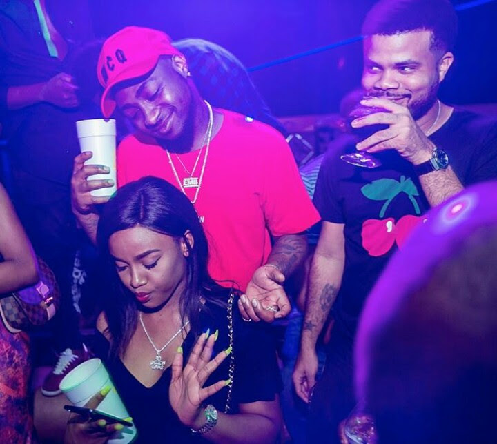 Photos of Davido with His New Girlfriend, Chioma At A Club