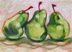 Three-Pear Study II - Posted on Wednesday, December 10, 2014 by Beth Moreau