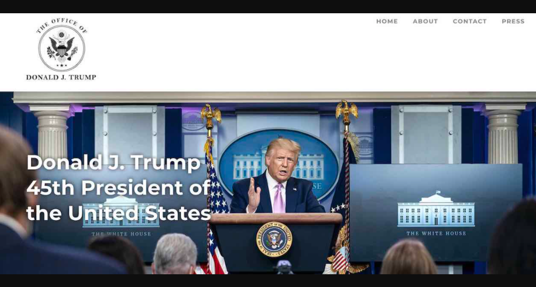 Donald Trump launches a new website after social media bans