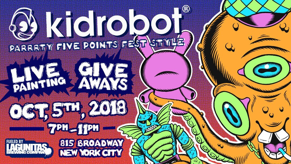 Kidrobot Five Points Fest Party