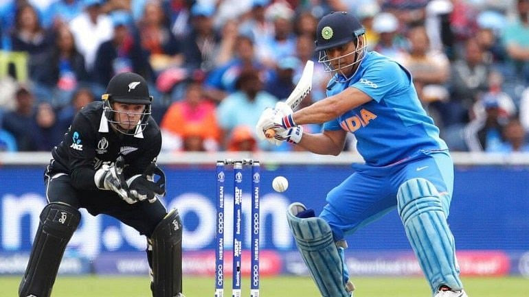 MS Dhoni tried his best to win the game for India against New Zealand.