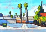 Parking Lot Palms, Escondido Painting - Posted on Saturday, November 29, 2014 by Kevin Inman