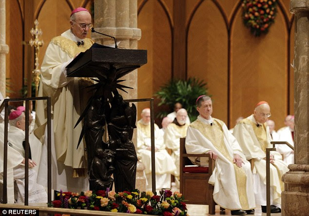 Archbishop Carlo Maria Vigano (pictured) wrote an 11-page letter accusing Pope Francis and others of covering for McCarrick