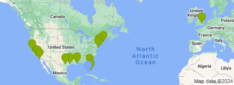 Map of the places this user has lived