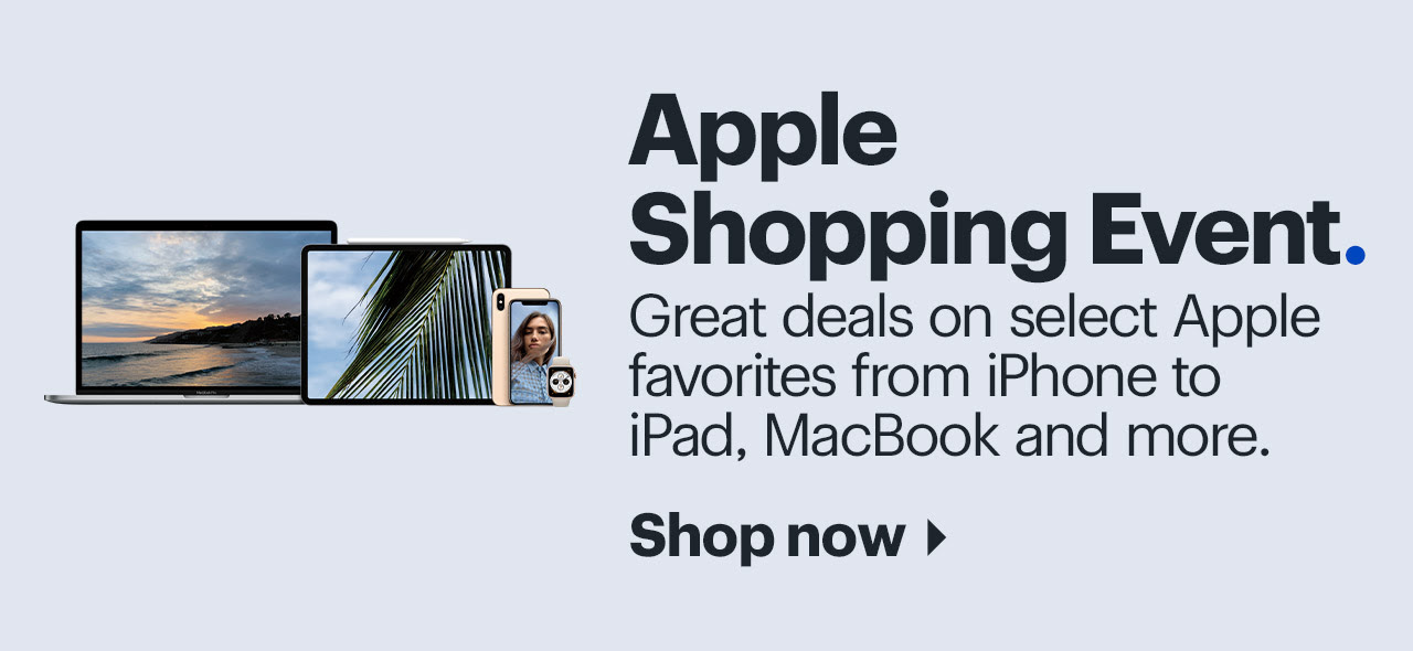 Apple Shopping Event. Great deals on select Apple favorites from iPhone to iPad, MacBook and more.