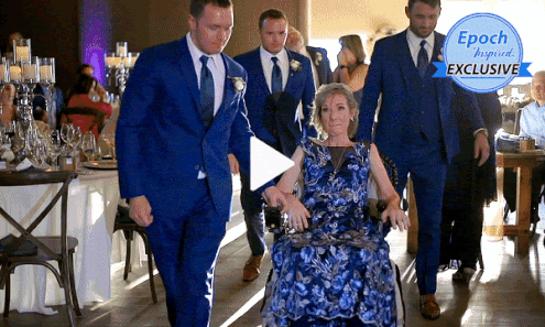 Not a Dry Eye at the Wedding as Paralyzed ALS Mother Defies All Odds to Dance With Her Son