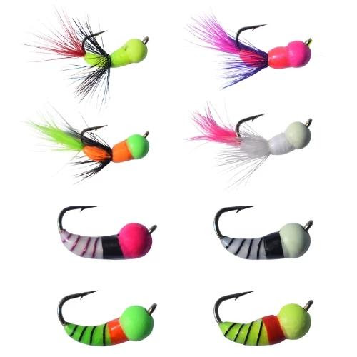 Image of 8 PACK - AKUA JIG TUNGSTEN SERIES FLARE AND SKUD
