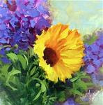 Bright Days Sunflower and a North Texas Workshop - Flower Painting Classes by Nancy Medina Art - Posted on Sunday, February 15, 2015 by Nancy Medina