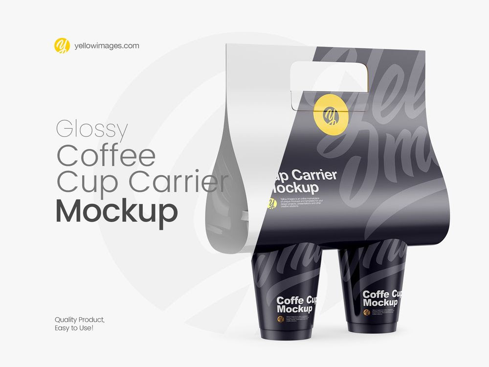20+ Cup Holder PSD Mockup Templates