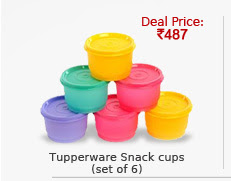 Tupperware Snack cups - set of 6