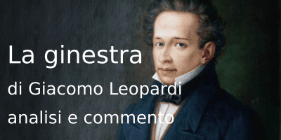 La ginestra di Giacomo Leopardi, analisi e commento